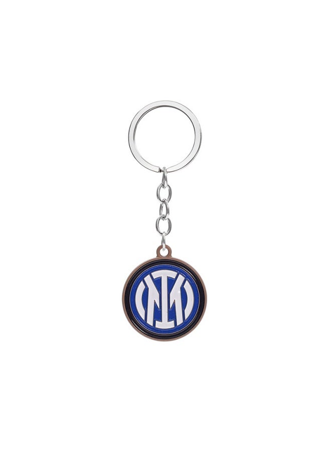 Football Club Pendant Double-Sided Keychain Zinc Alloy Painted